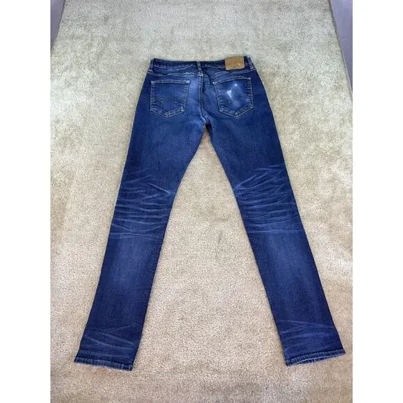AE American Eagle Jeans Next Level Flex Slim Distressed 32 x 34 (33 inseam) C095 - Picture 7 of 16